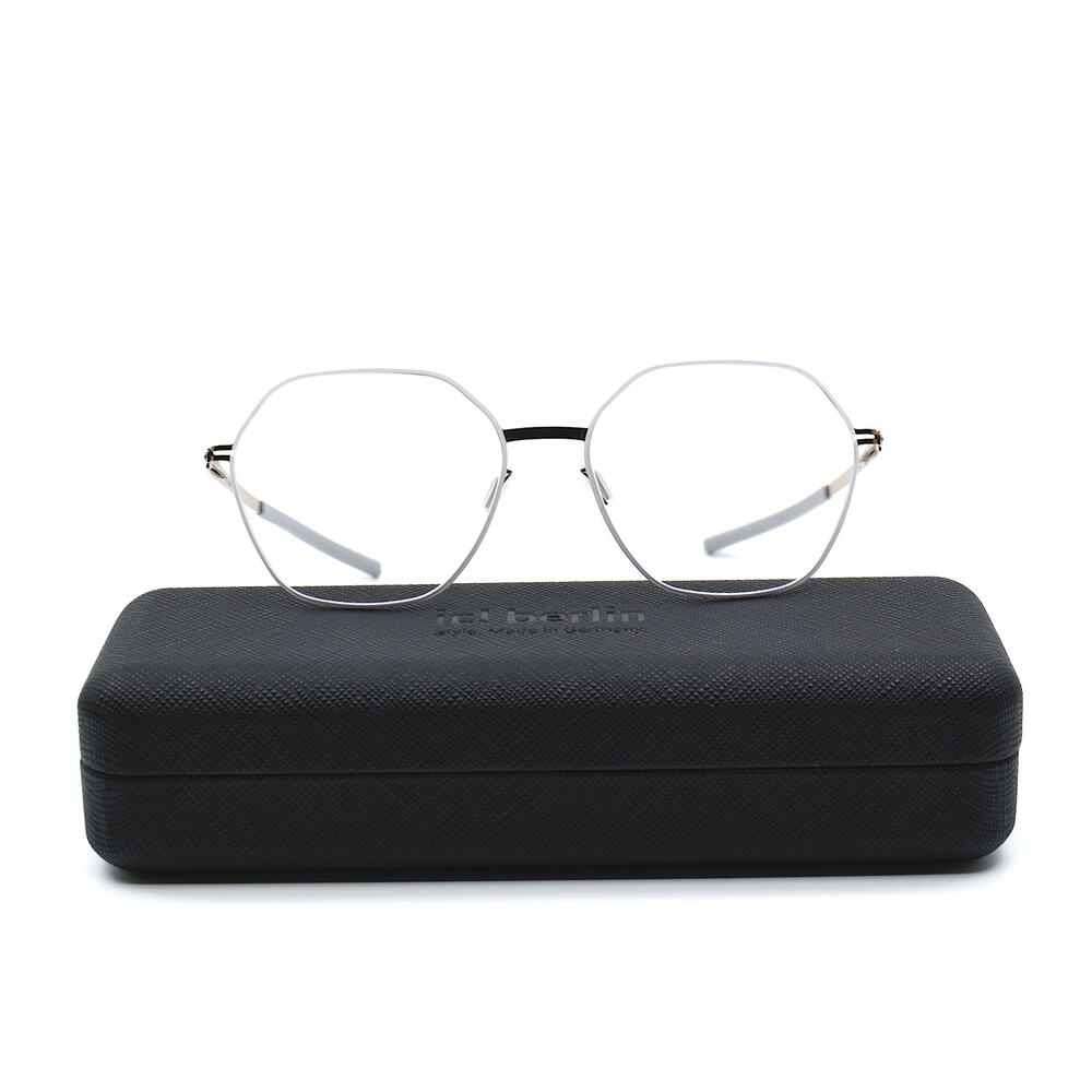 NEW IC! BERLIN HALNY WHITE COPPER AUTHENTIC EYEGLASSES FRAME - Picture 6 of 14